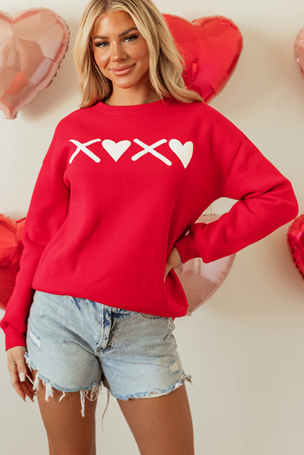 ❤️Crimson Kiss XOXO Sweatshirt💋