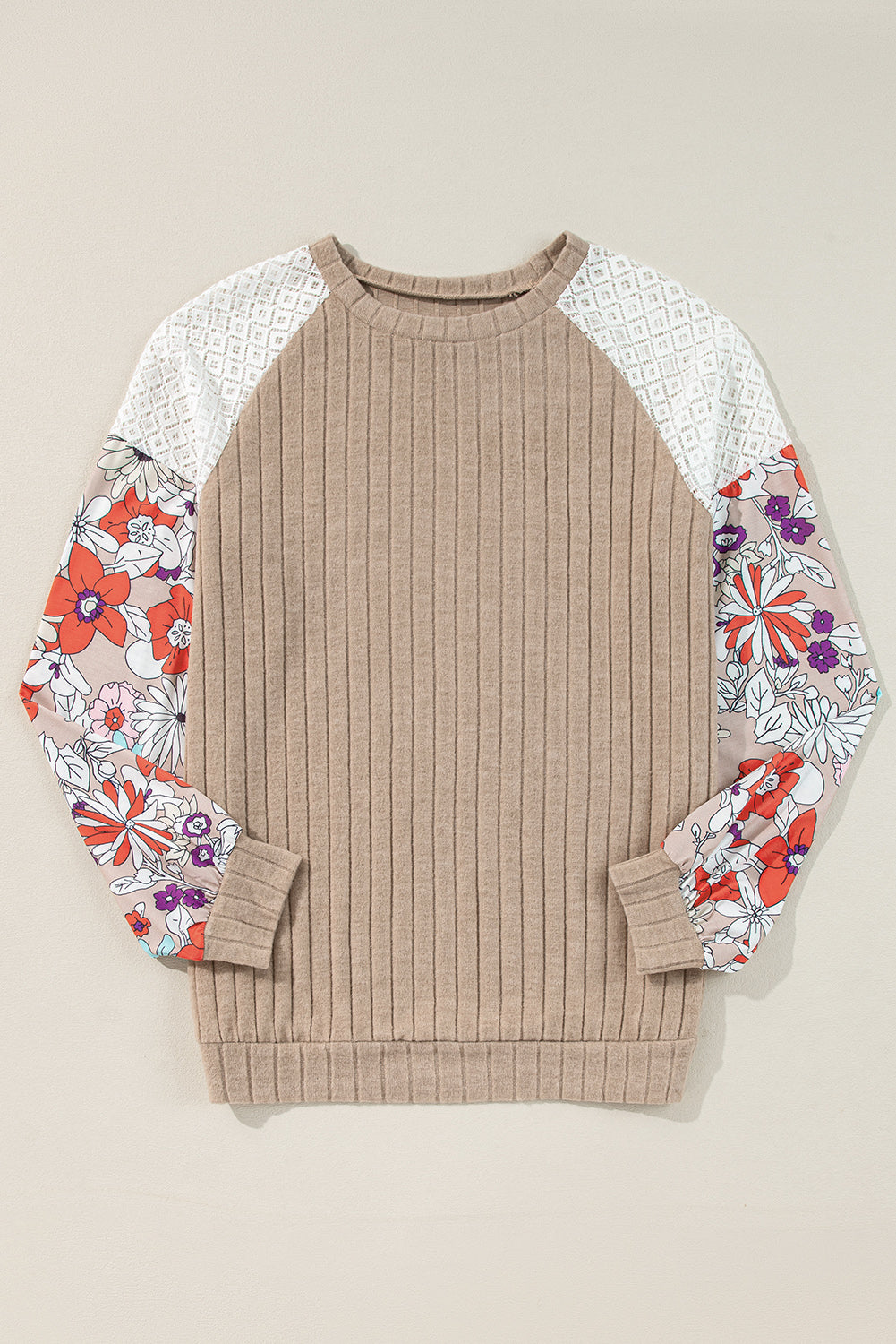 🌸 The Sandstone Bloom Blouse