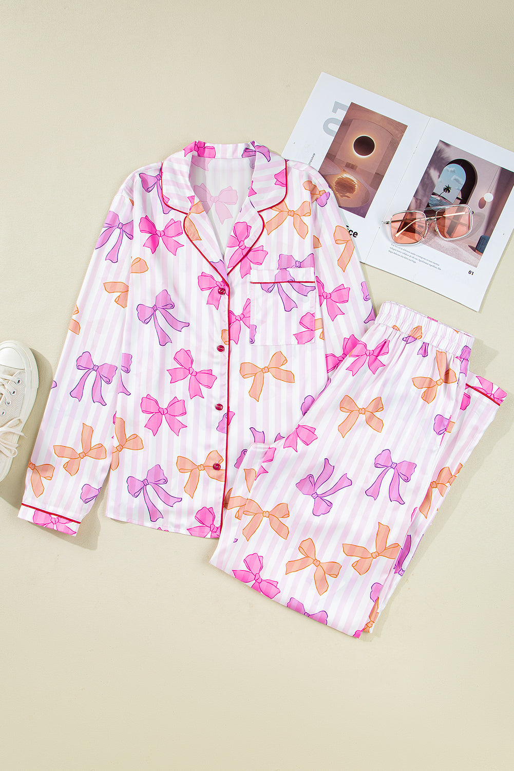 🎀 Bowline Breeze Pajama Set🌙