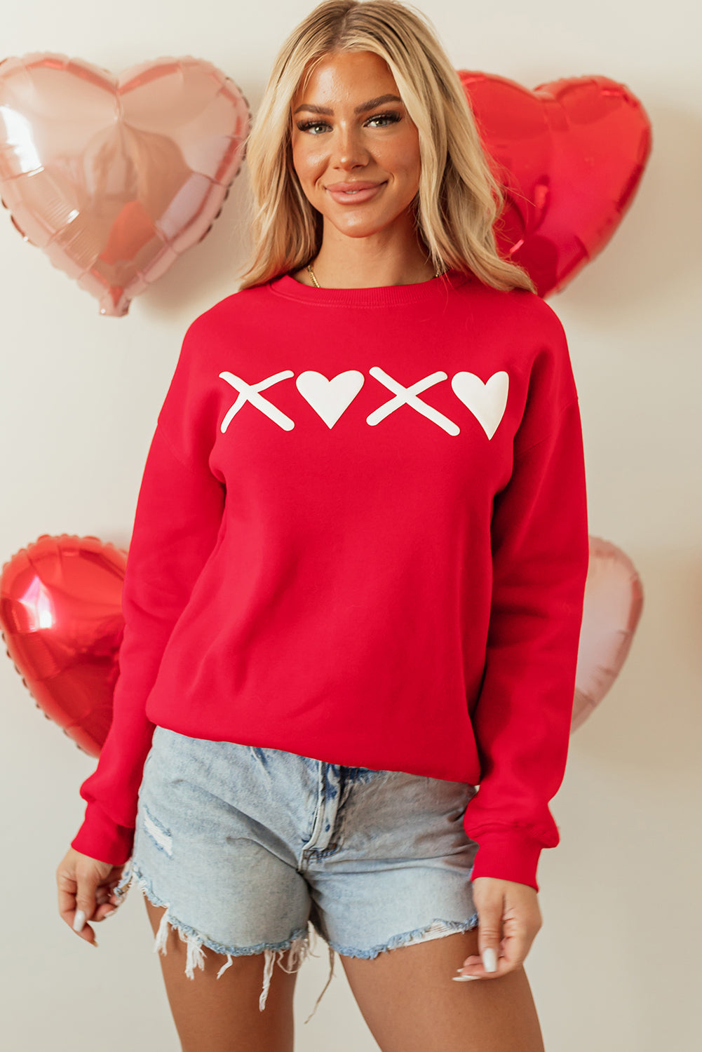 ❤️Crimson Kiss XOXO Sweatshirt💋