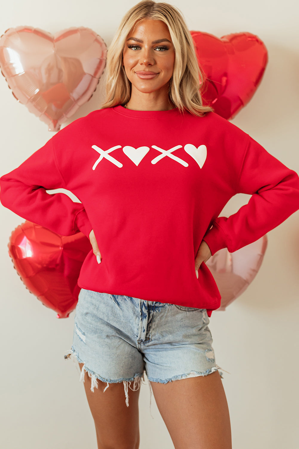 ❤️Crimson Kiss XOXO Sweatshirt💋