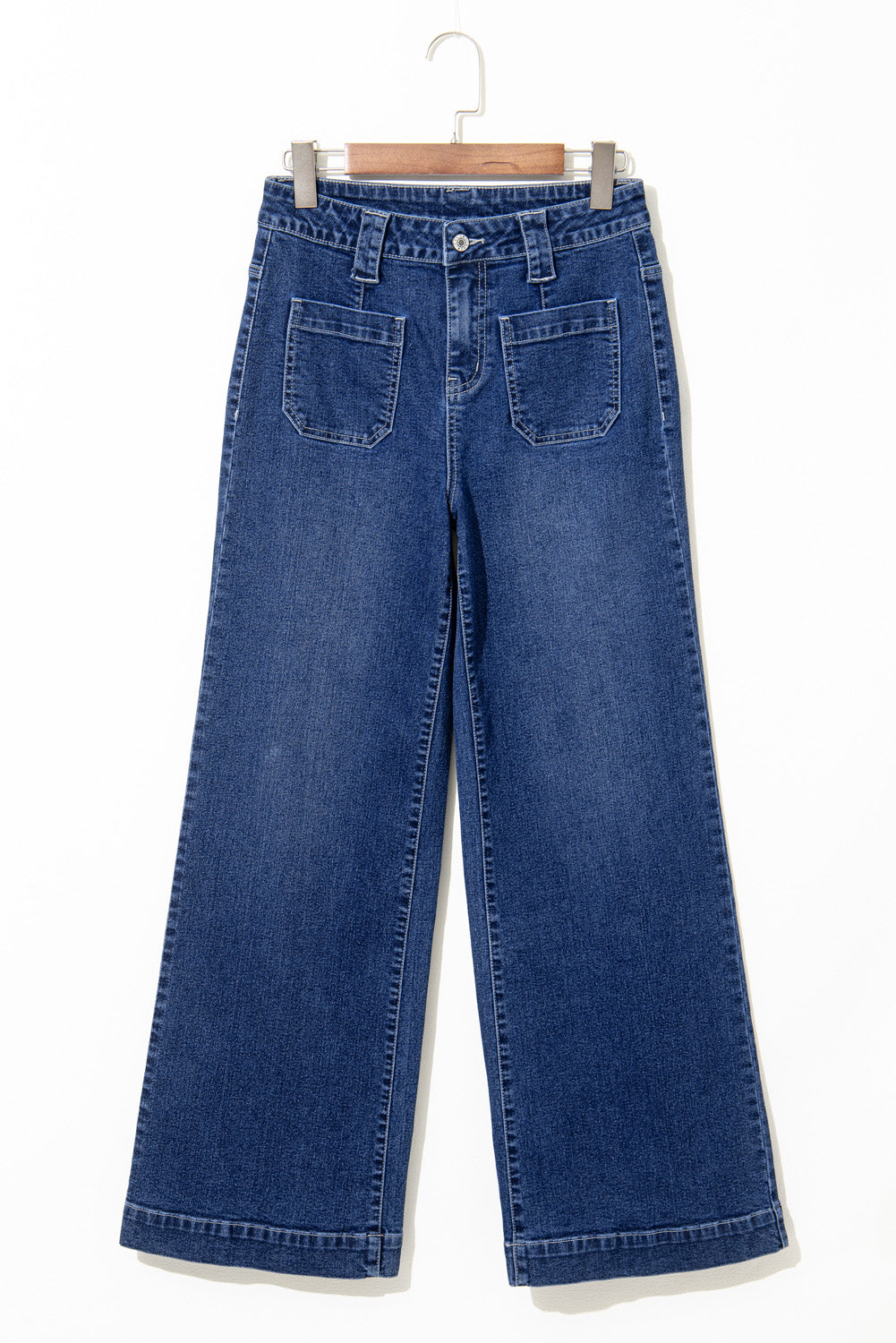 ⛵Sail Away High-Waist Wide Leg Jeans💙