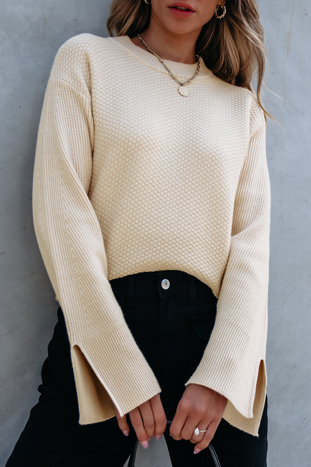 🌊 Driftshore Cozy Knit Sweater 🐚