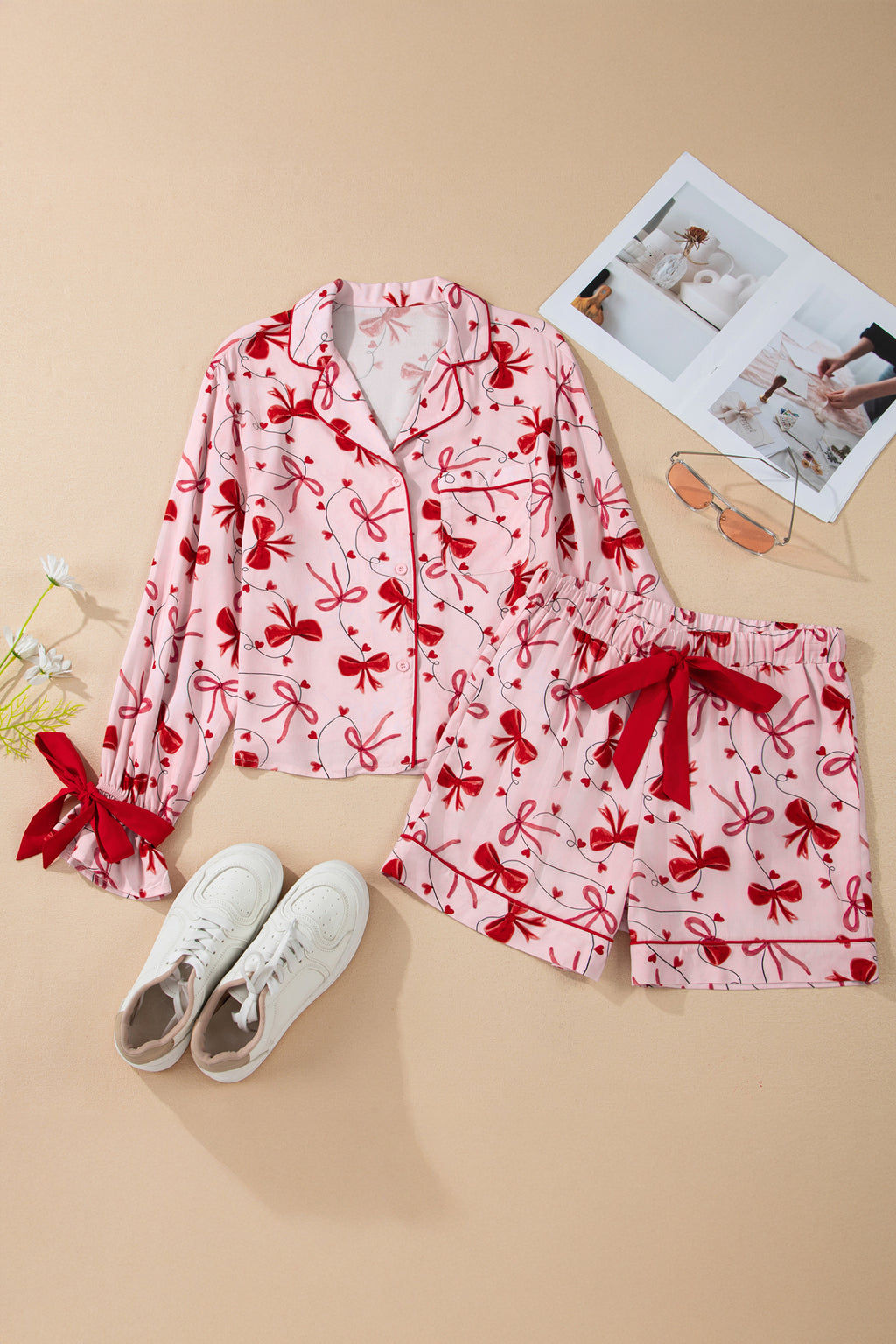 🏹Cupid’s Tidal Bow Pajama Set🎀