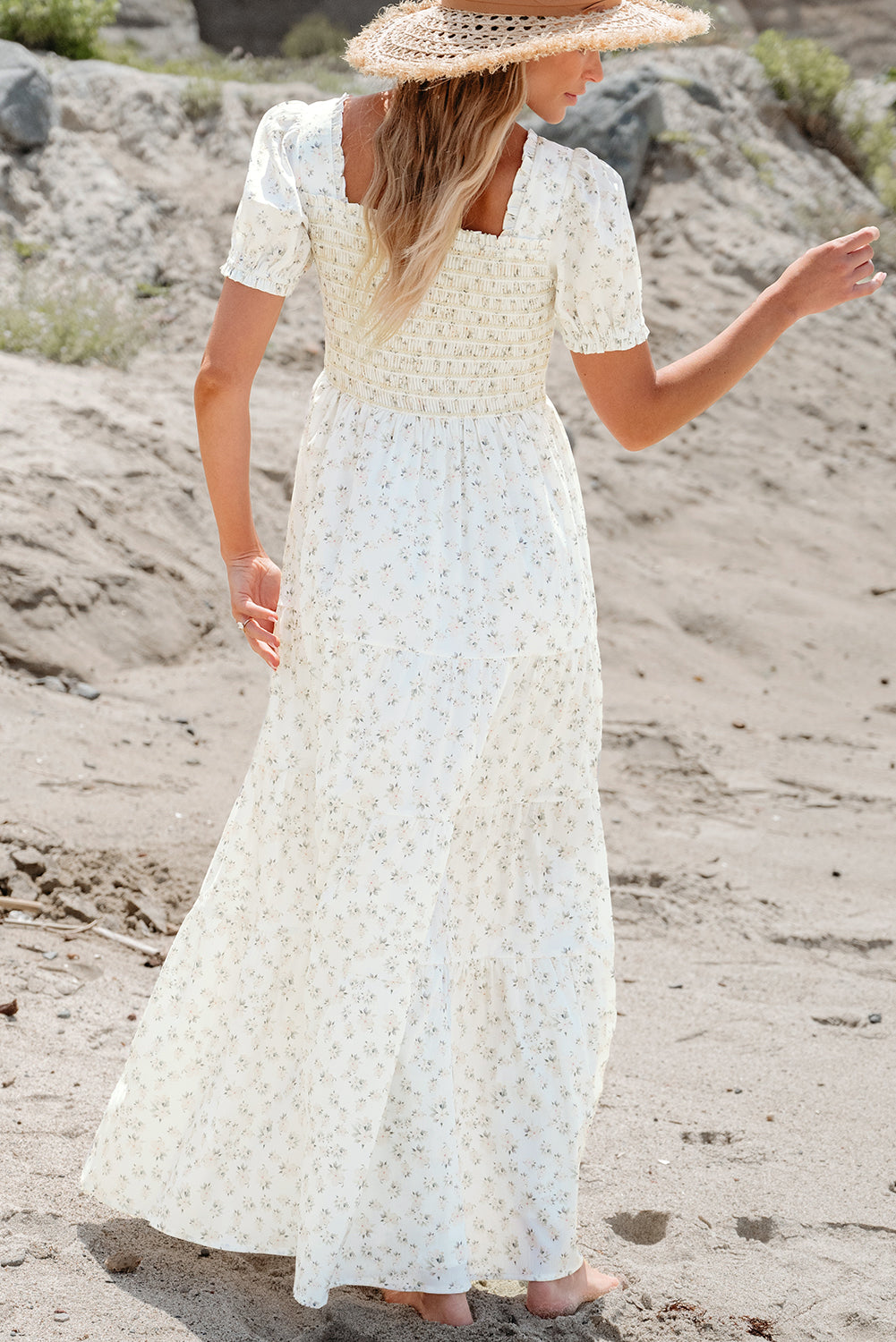 🌊Ocean Bloom Maxi Dress🌸
