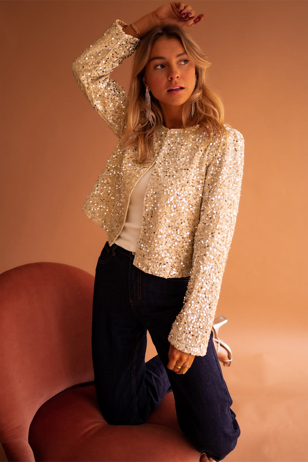💛Golden Tide Sequin Jacket🌅